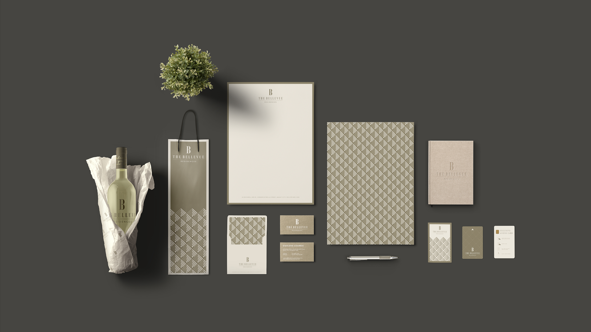 The Bellevue residences Branding Project by Fishfinger Design Agency